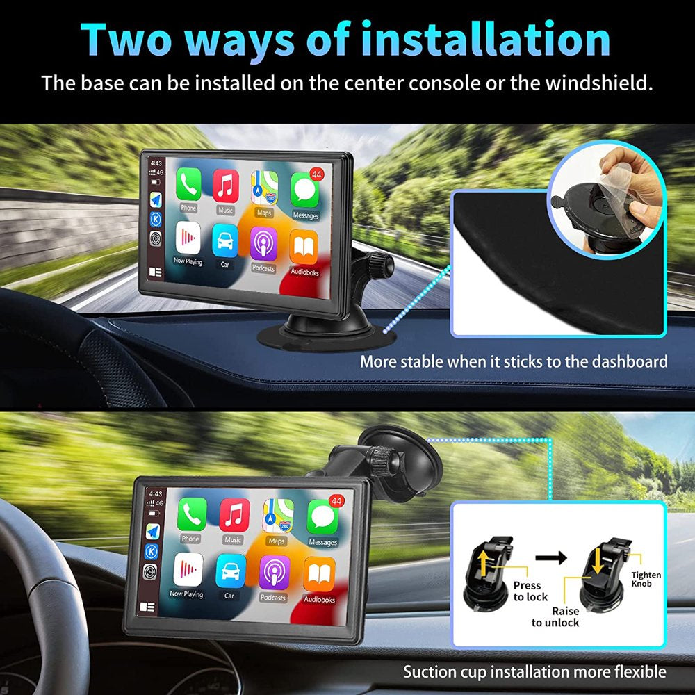CarPlay™ Touchscreen Wireless Car Tablet W/ BLUETOOTH