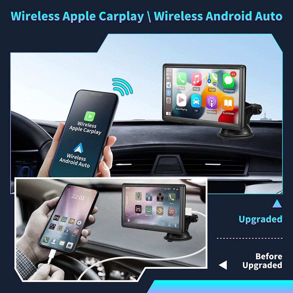 CarPlay™ Touchscreen Wireless Car Tablet W/ BLUETOOTH